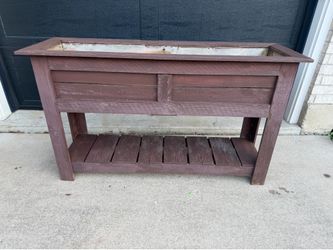Cedar Wood Planter Box for Deck / Patio - Herbs, Flowers, Vegetables