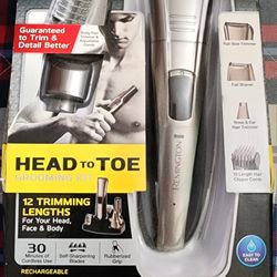 Remington Rechargable Head to Toe Complete Grooming Kit