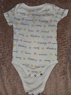 6-9 Month Baby Girls Onsie