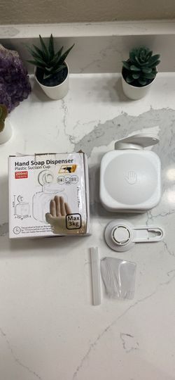 Wall-Mount Hand Soap Dispenser with Suction Cup