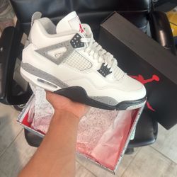 Jordan 4 White Cement New