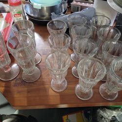 Antique Ice Cream Sundae Glasses