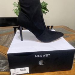 Nine West Black Booties 