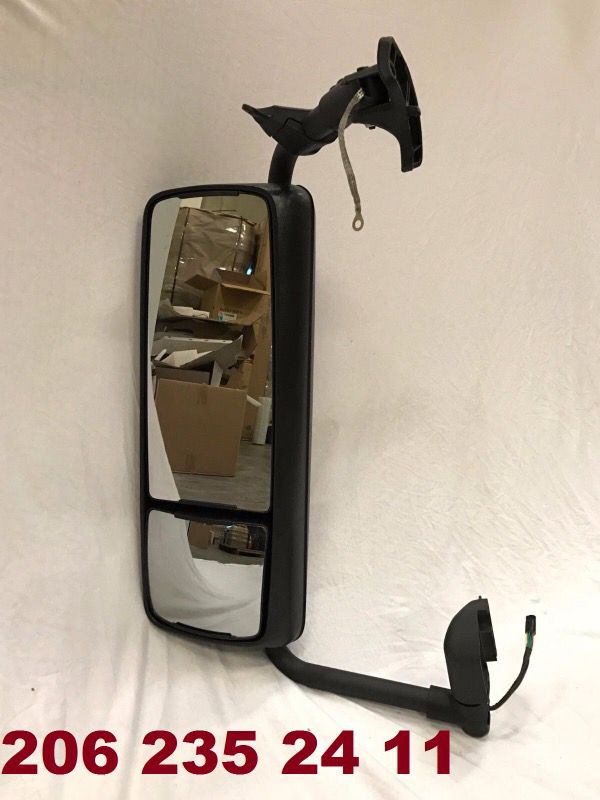 Volvo VNL Side View Mirror | Black | Heated | Left/Right