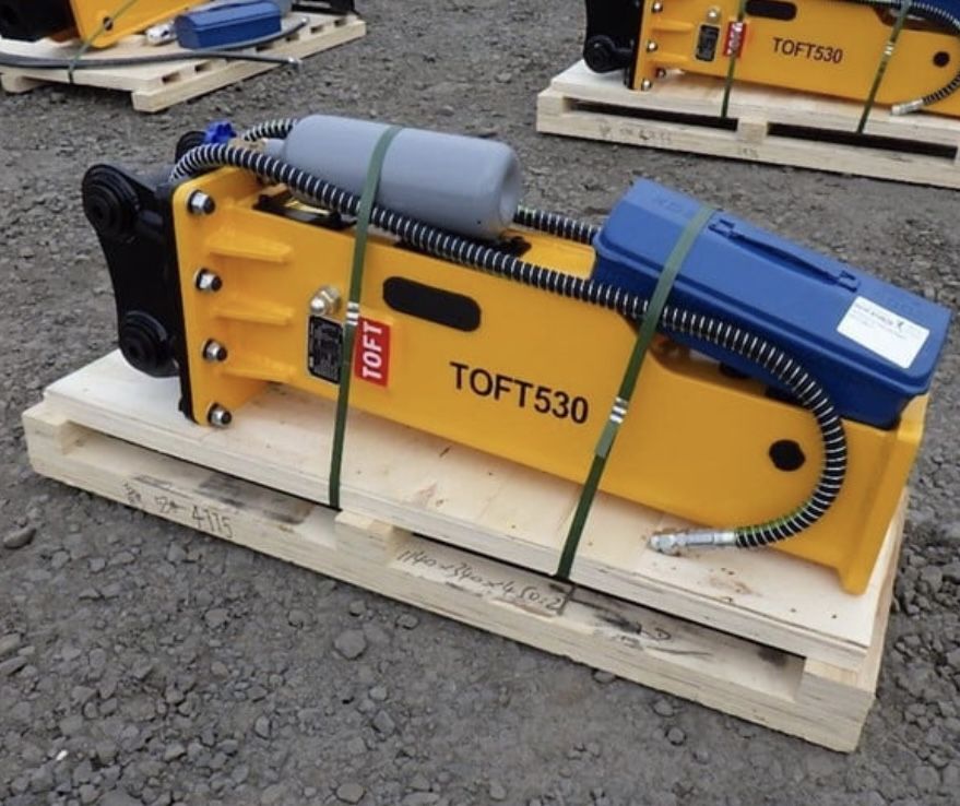 Concrete attachment Toft 530 excavator concrete breaker