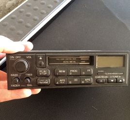 Nissan OEM stereo deck.