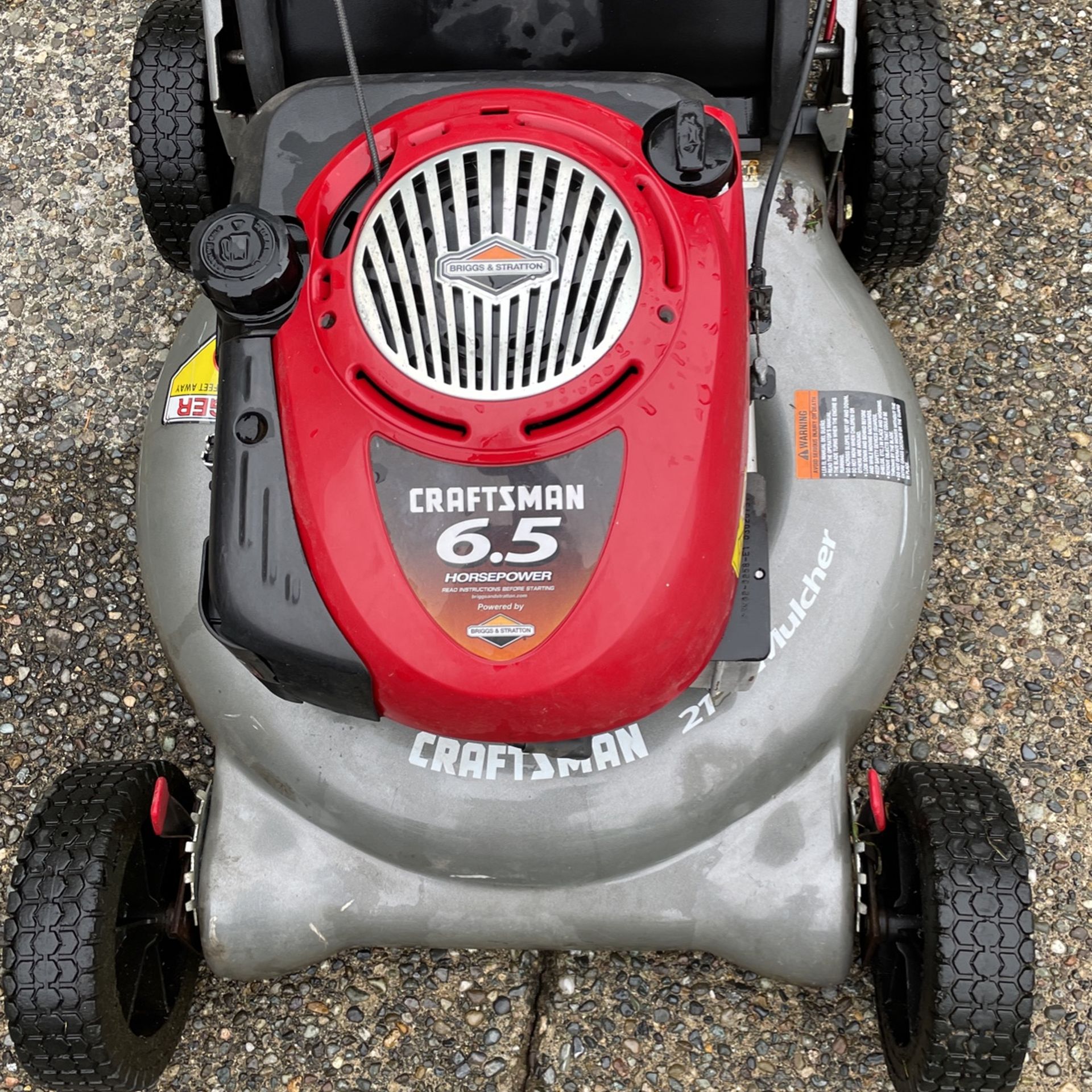 Craftsman 6 5hp 21 mulcher lawnmower 75 for sale in renton wa offerup