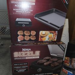 Ninja Sizzle Smokless Indoor Grill and Flat Top