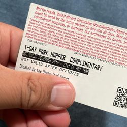 1-day Park Hopper Disneyland Ticket Exp 7/10/25