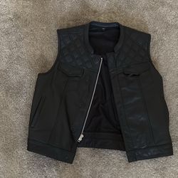 MFG First CO leather vest