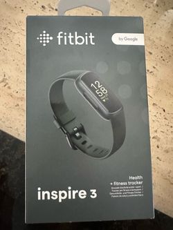 Fitbit Inspire 3 Heart Rate Health & Fitness Tracker Midnight Zen/Black