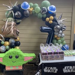 Baby Yoda Theme Party Decor 