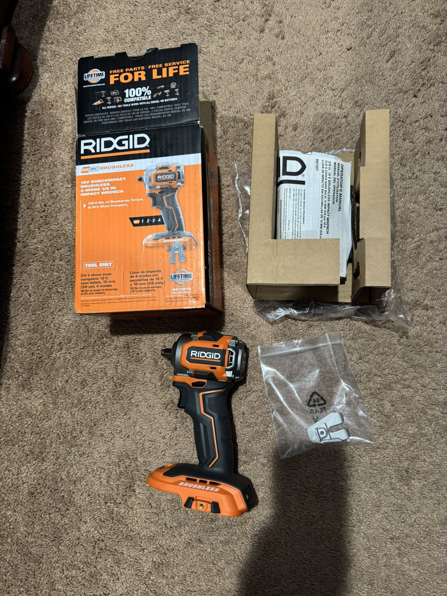 Ridgid 3/8 Impact Wrench 