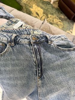 Ladies jeans and velvet hangers