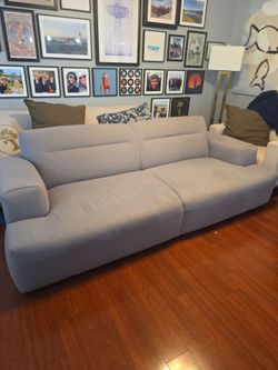 Crate & barrel couch gray