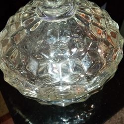 Glass Collectible Vases And Glass Ice Carrier 