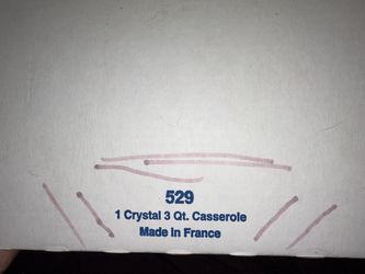 Casserole baking dish