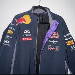 Red Bull Formula 1 Racing Zip Up Biker Motorcycle Zip Up Jacket Pepe Jeans London Pirelli Biker