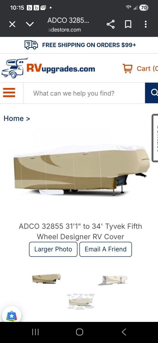 ADCO 5th Wheel Storage Cover