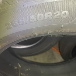 4   Bridgestone Alenza  265/50/R20   2015 Grand Cherokee