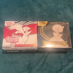 1 Mega Evolution ETB and 1 White Flare ETB