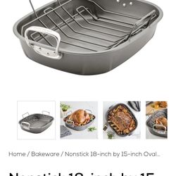 oven roasting pan w rack