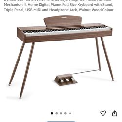 Donner DDP-80 Electric Piano 88 Keys Weighted Piano,