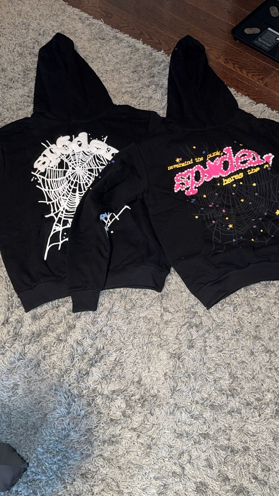 Sp5der Word Wide Pink v2 Hoodie