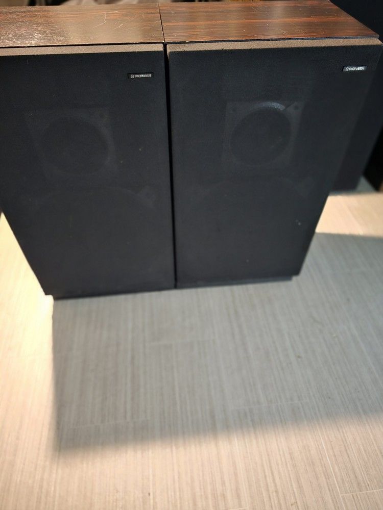 1985 Pioneer Vintage 3way Speakers With Receiver