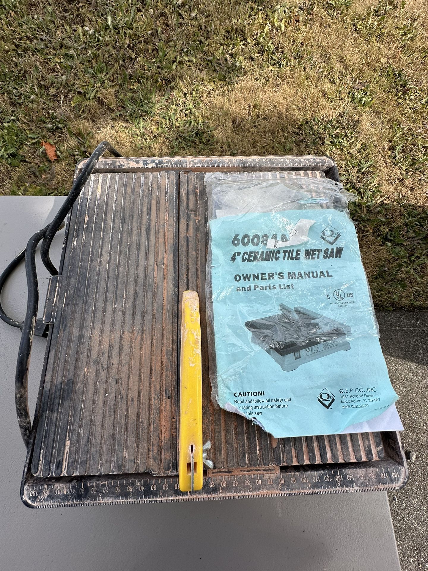 Wet Tile Saw