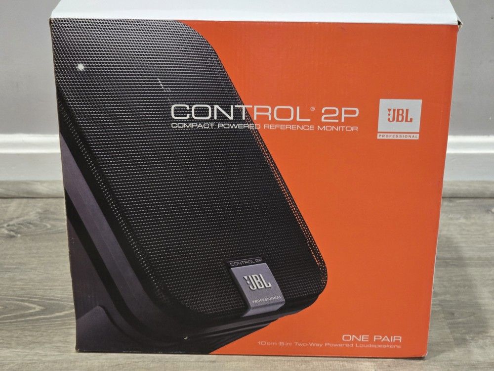 🎵 JBL Control 2P Powered Studio Monitors – Stereo Pair – Excellent Condition
