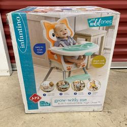 Infantino Grow-with-Me 4-in-1 Convertible High Chair