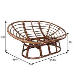 Double Papasan Frame