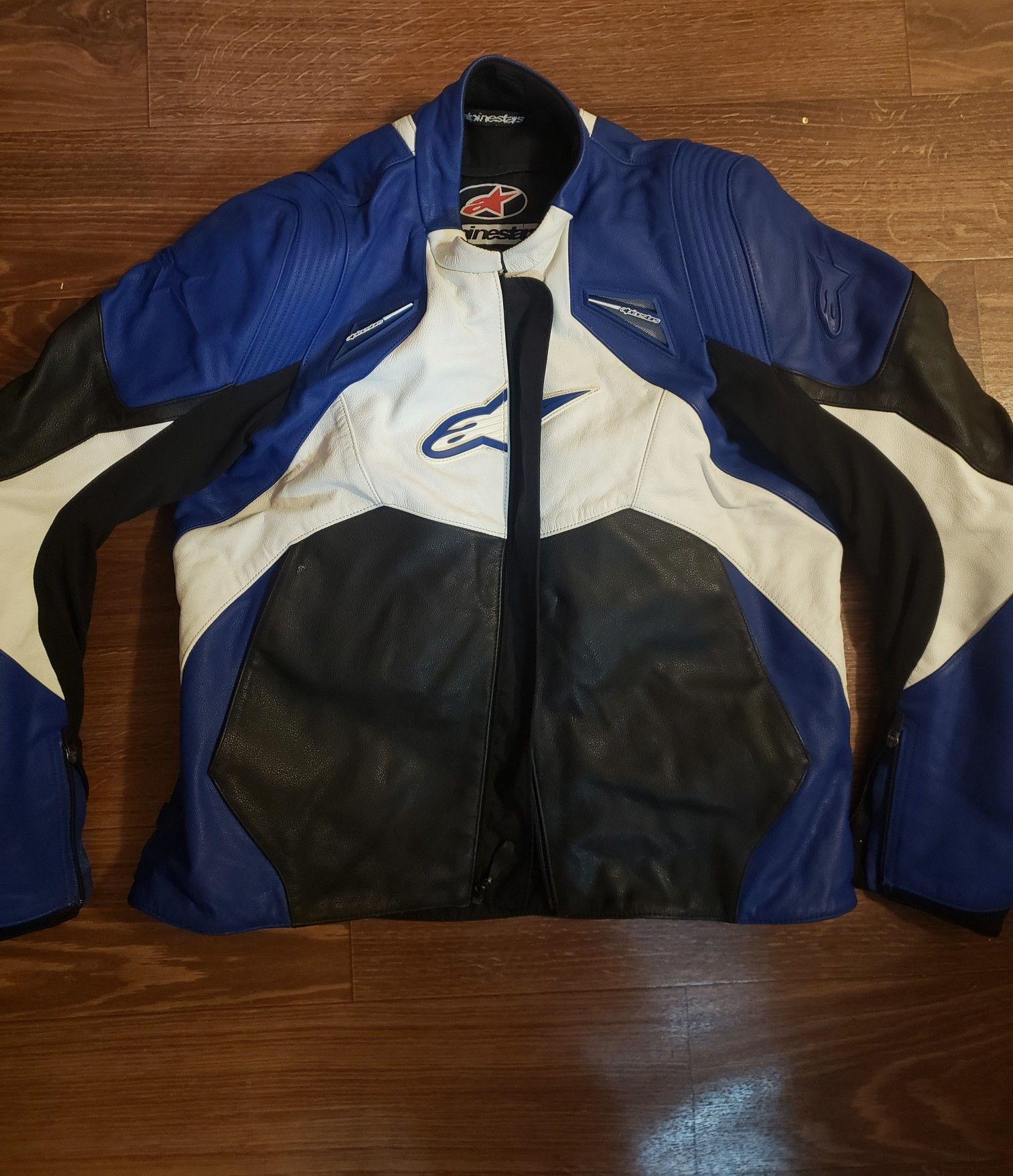 Alpine star leather motorcycle jacket