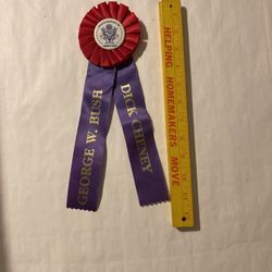 2001 George W. Bush/Dick Cheney Inauguration Ribbon
