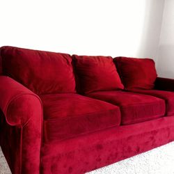 Red Lazboy Couch 