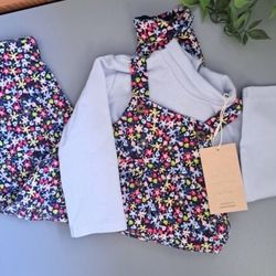 Baby Girl 3-6 Months BNWT Dunnes Leigh Tucker Willow Cord Dungaree Set