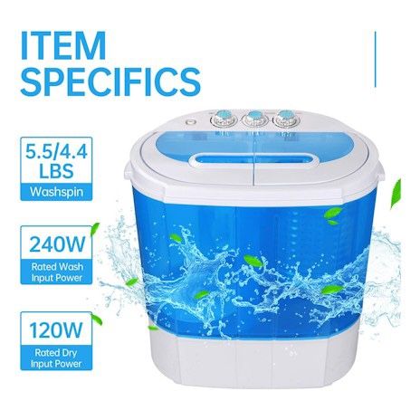 MEMORIAL DAY SALE New Twin Tub Portable Washing Machine