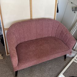Pink love couch
