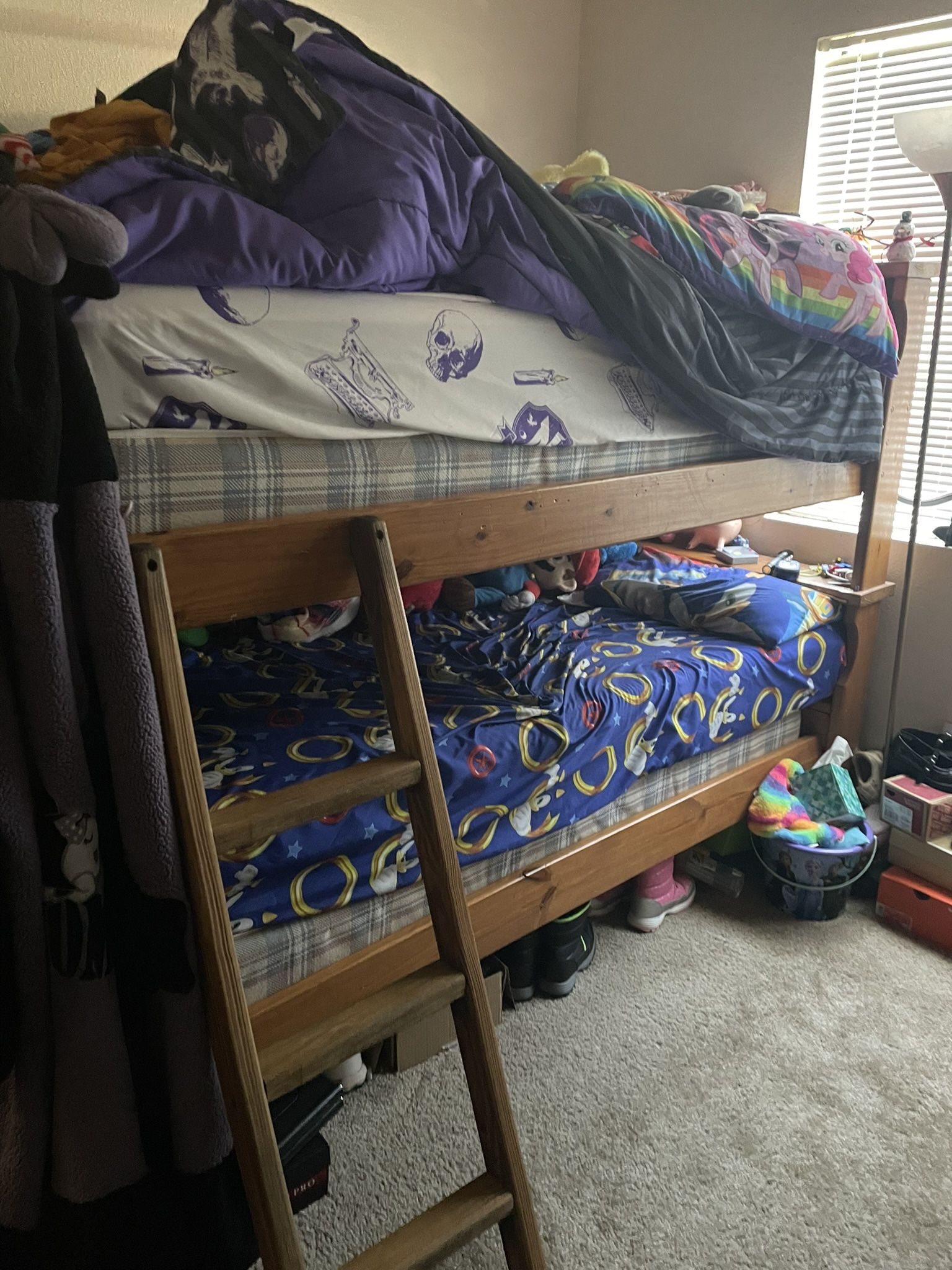 Twin Wood Bunk Beds