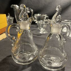 Fostoria Century Oil  And Vinegar Cruet