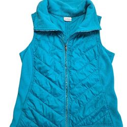 Columbia Women's Teal Full Zip Vest Size Large