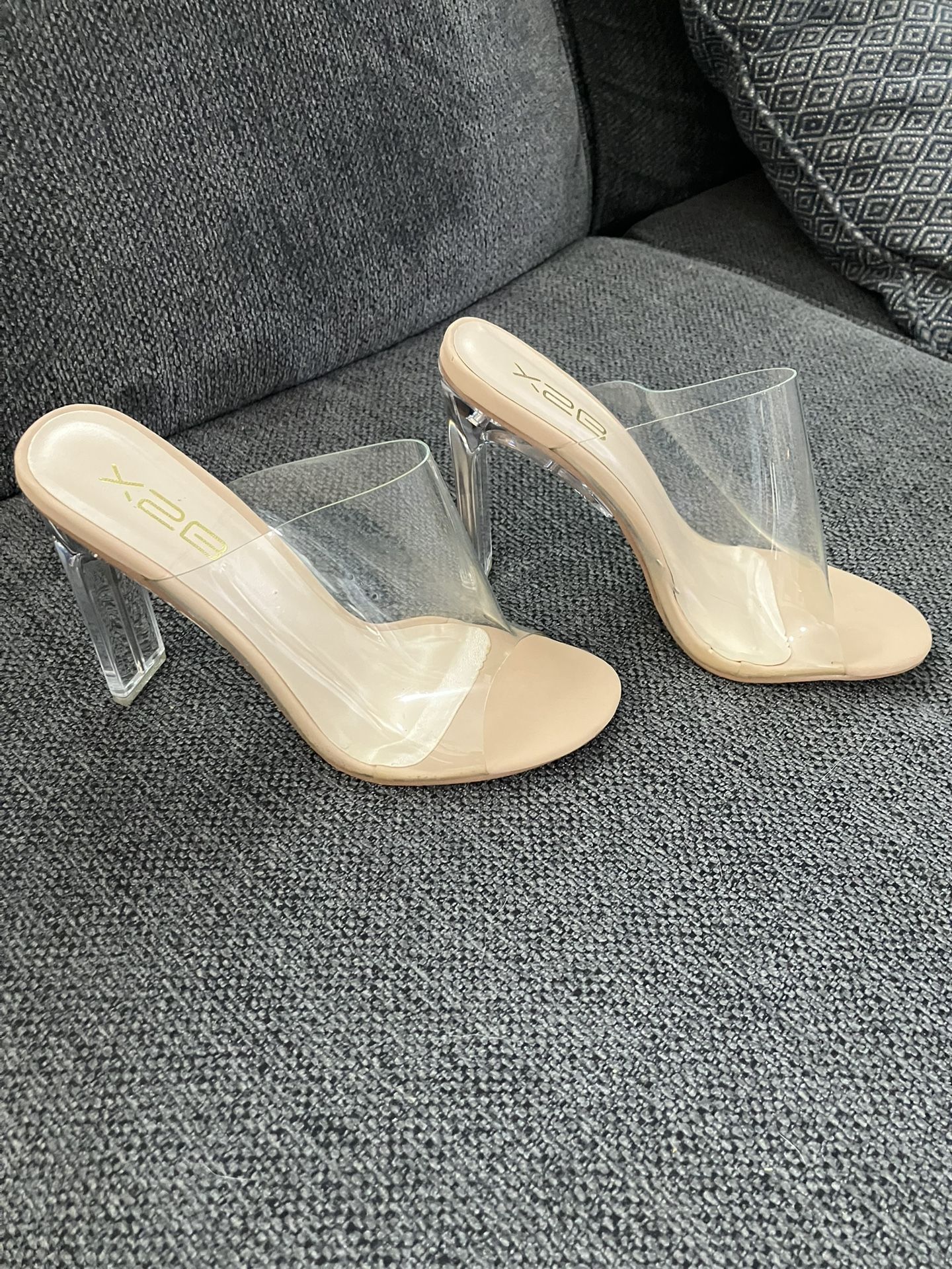 Woman Clear Heels