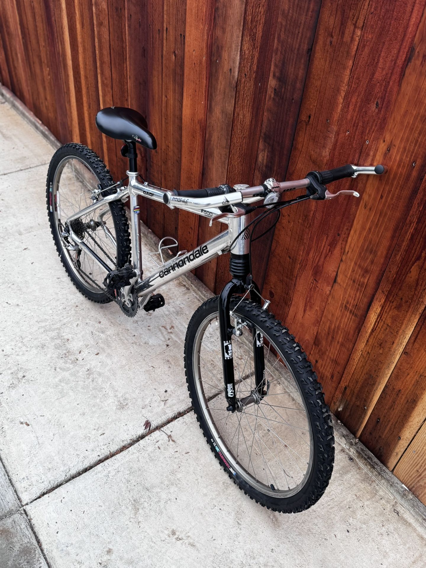 Vintage Chrome Cannondale Bike