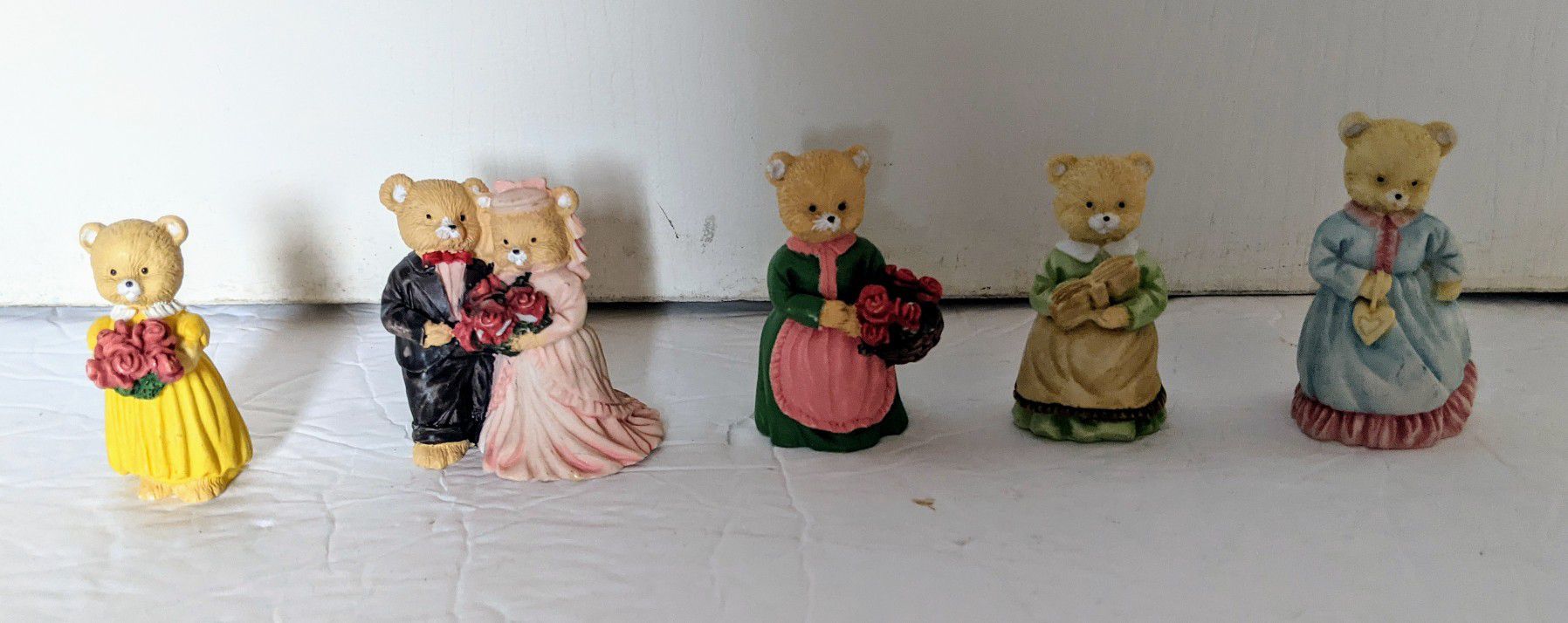 Teddy Bear Collectible Figurines Lot