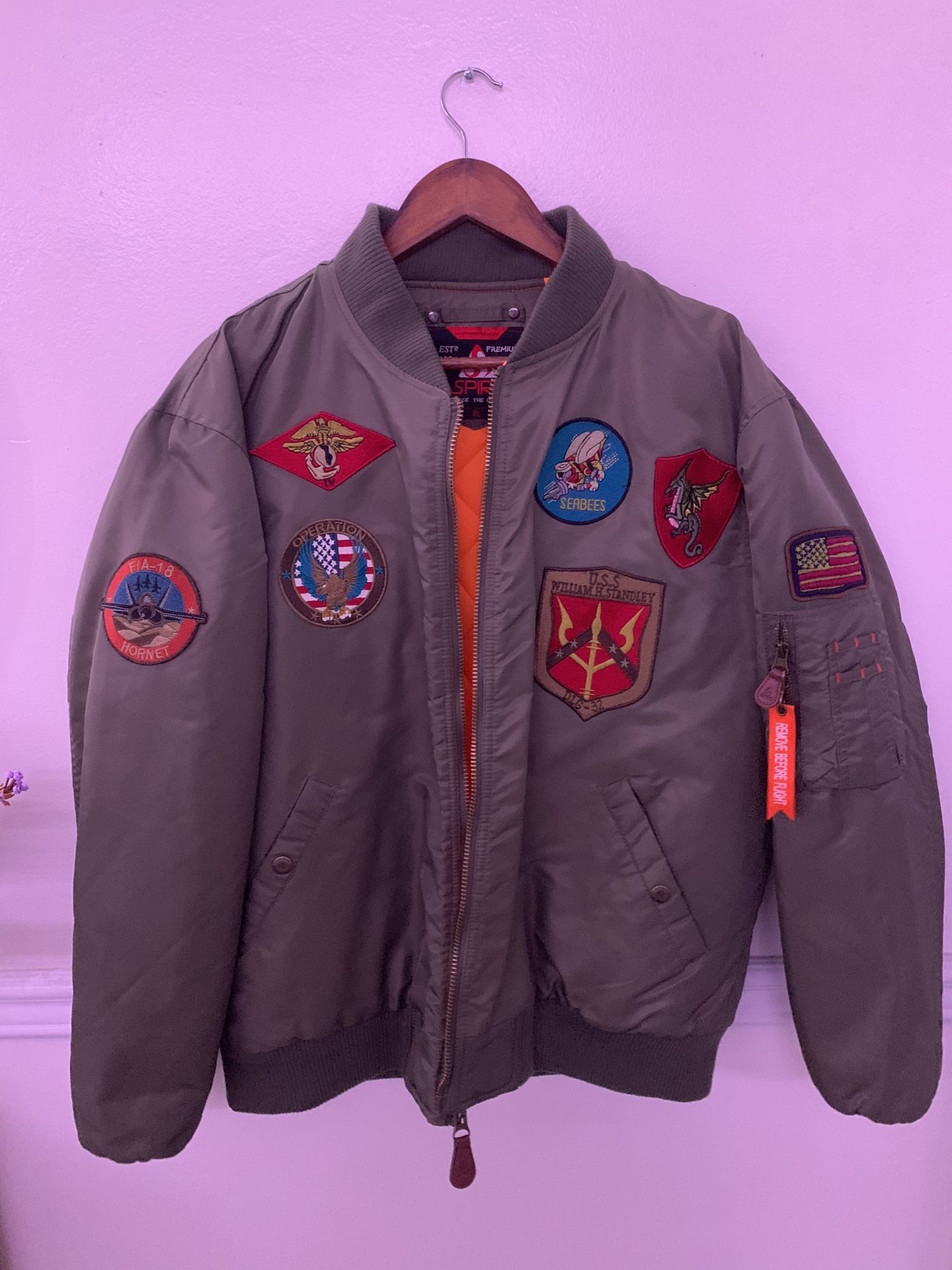 $30 Bomber Jacket size Large