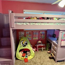 Twin Loft Bed With Desk