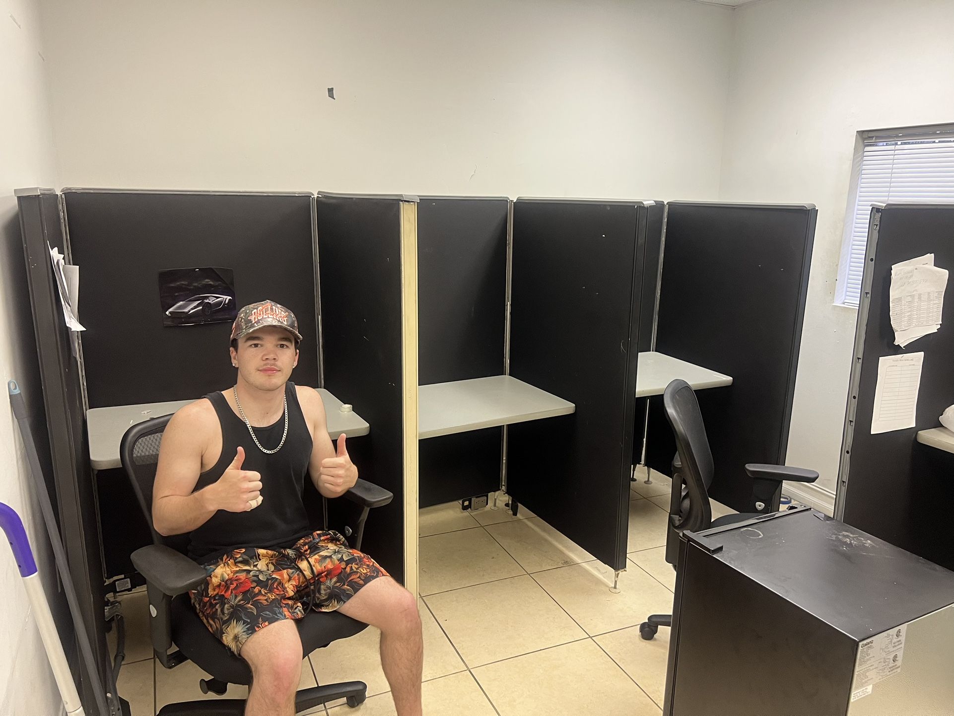 Six Office Cubicles