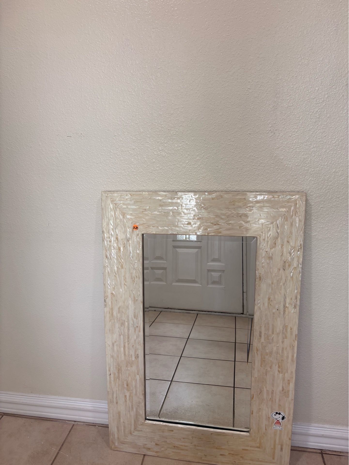 white mirror