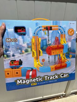 Magnetic Track Car Toys Set. New. 25$
